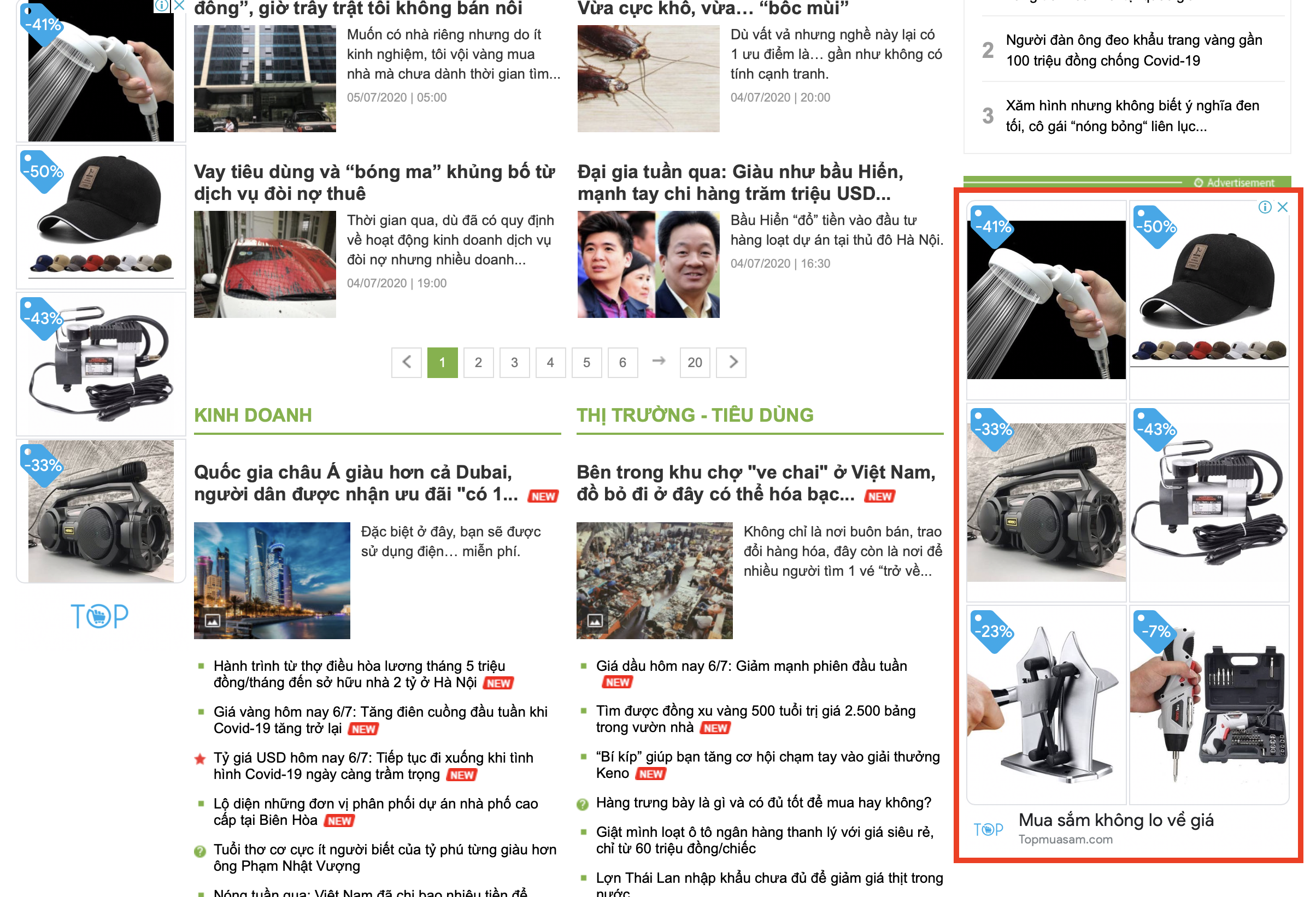 HIển thị dynamic remarketing