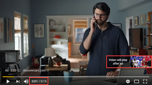 quảng cáo youtube không thể bỏ qua
